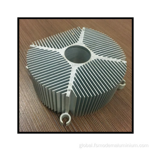 Round Aluminium Extrusion Heat Sink High Power aluminium extrusion Radiator for LED Supplier